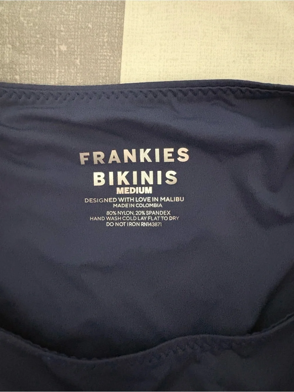 Frankie's Bikinis Navy Tie-Side Bikini Bottoms